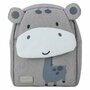 Ghiozdanel, FreeON, Little Explorer, Cu 2 compartimente, Cu buzunare laterale, Inchidere cu fermoar, Bretele si spate captusite si moi, Cu eticheta pentru nume, 22x9,5x7,5 cm, Grey - 1