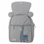 Ghiozdanel, FreeON, Little Explorer, Cu 2 compartimente, Cu buzunare laterale, Inchidere cu fermoar, Bretele si spate captusite si moi, Cu eticheta pentru nume, 22x9,5x7,5 cm, Grey - 2