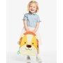 Ghiozdanel, Skip Hop, Zoo, Cu centura de siguranta detasabila, Reglabila, Include eticheta pentru nume, 28x13x30 cm, 3 ani+, Lion - 3