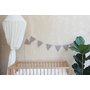 Babyly - Ghirlanda decor din tesatura bucle, decoratiune pentru camera copilului - Teddy - taupe - 4