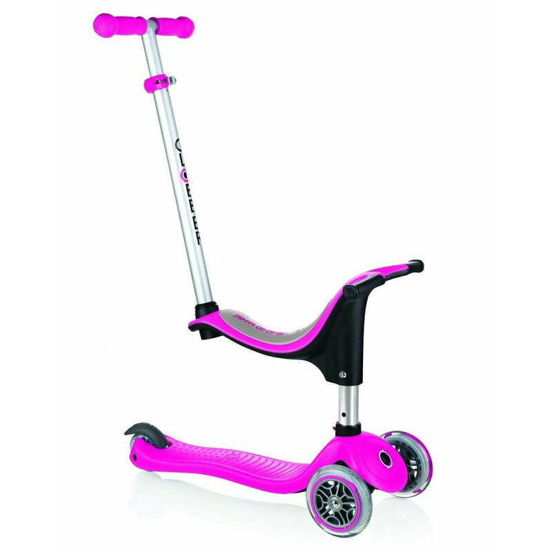 Globber - trotineta evo 4 in 1 scaun reglabil, roz