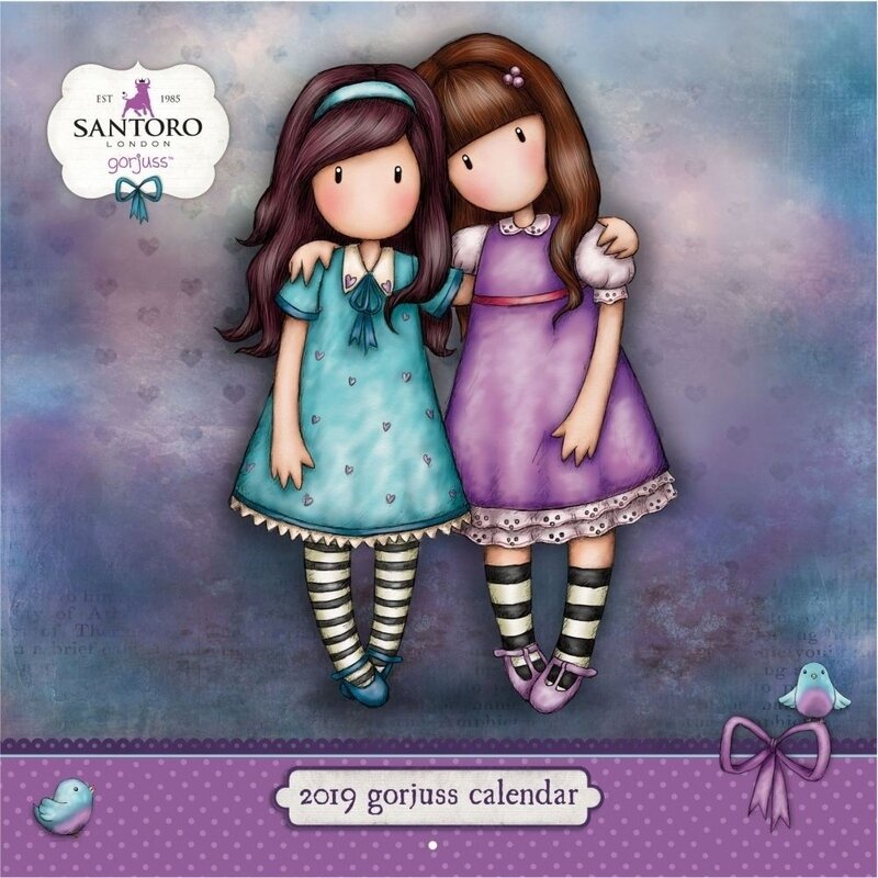 Gorjuss 2019 calendar perete - friends walk together