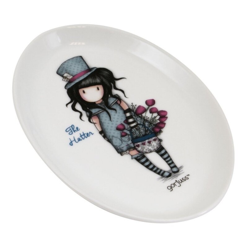 Gorjuss Farfurie ceramica - The Hatter