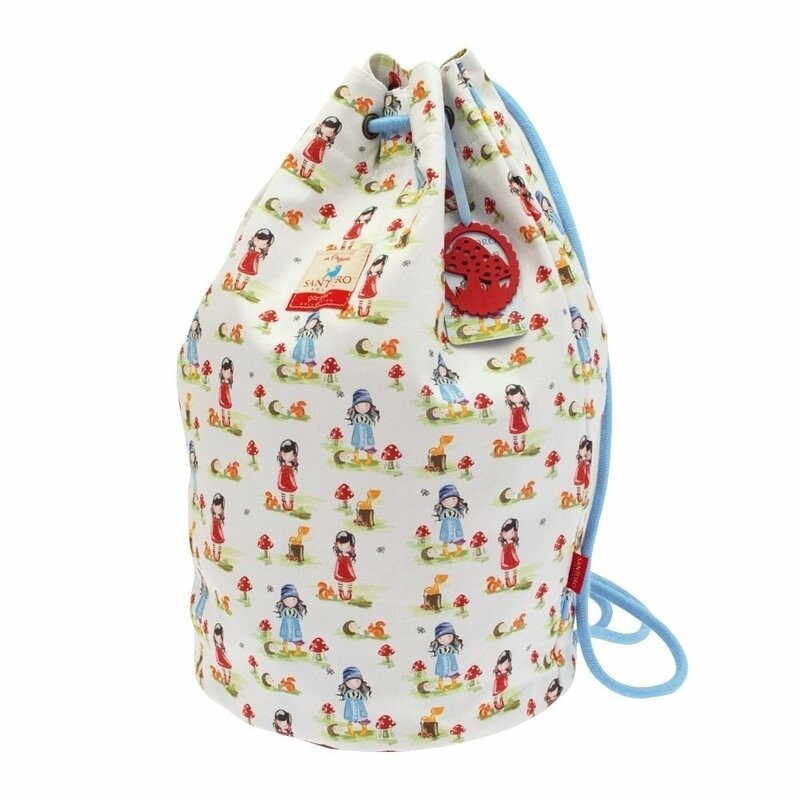 Gorjuss sac panza-pastel toadstools