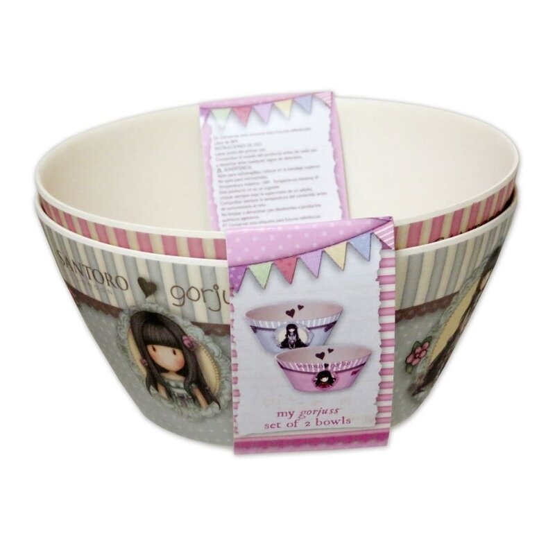 Gorjuss set 2 castroane bambus - rosebud-ladybird