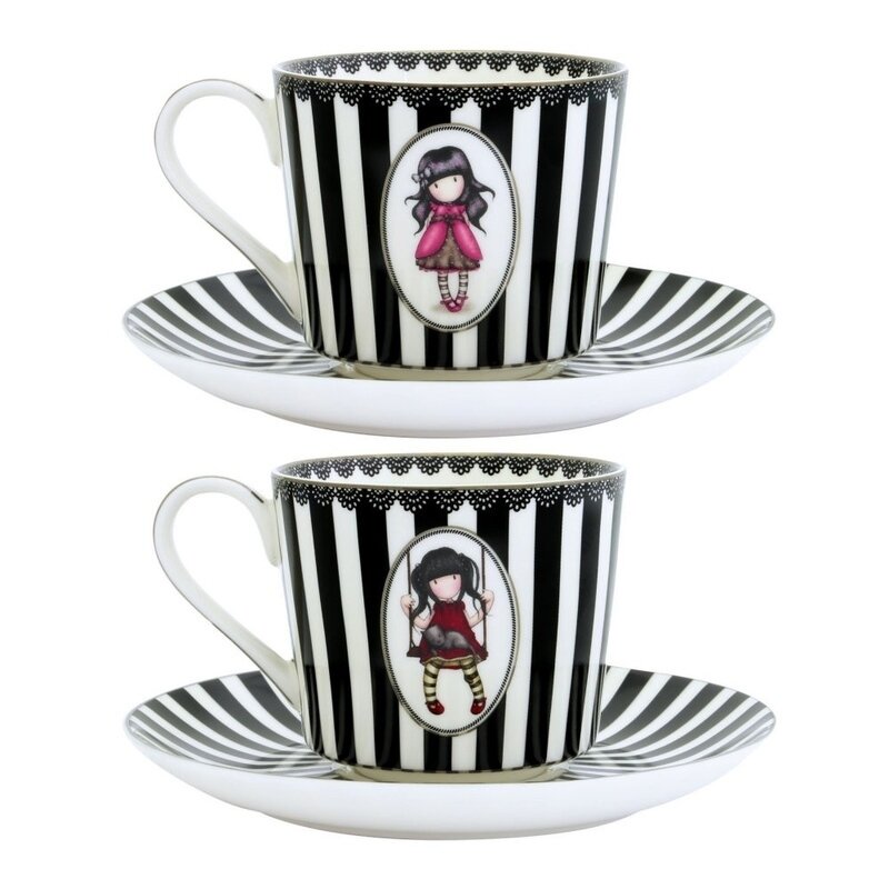 Gorjuss set cescute ceai - ladybird ruby