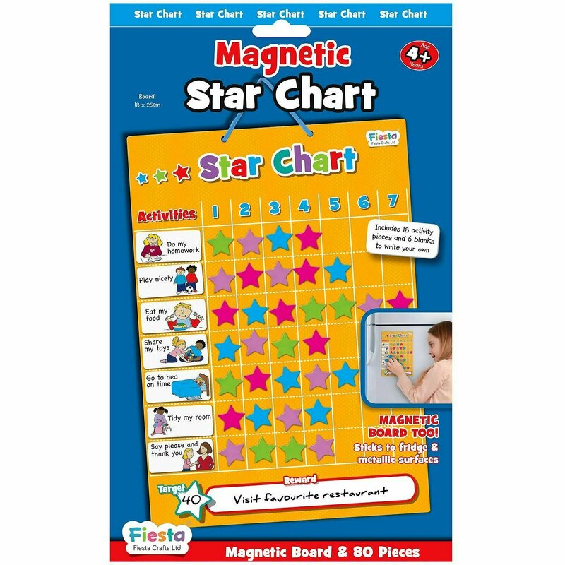 Fiesta crafts - grafic magnetic de recompense cu stelute
