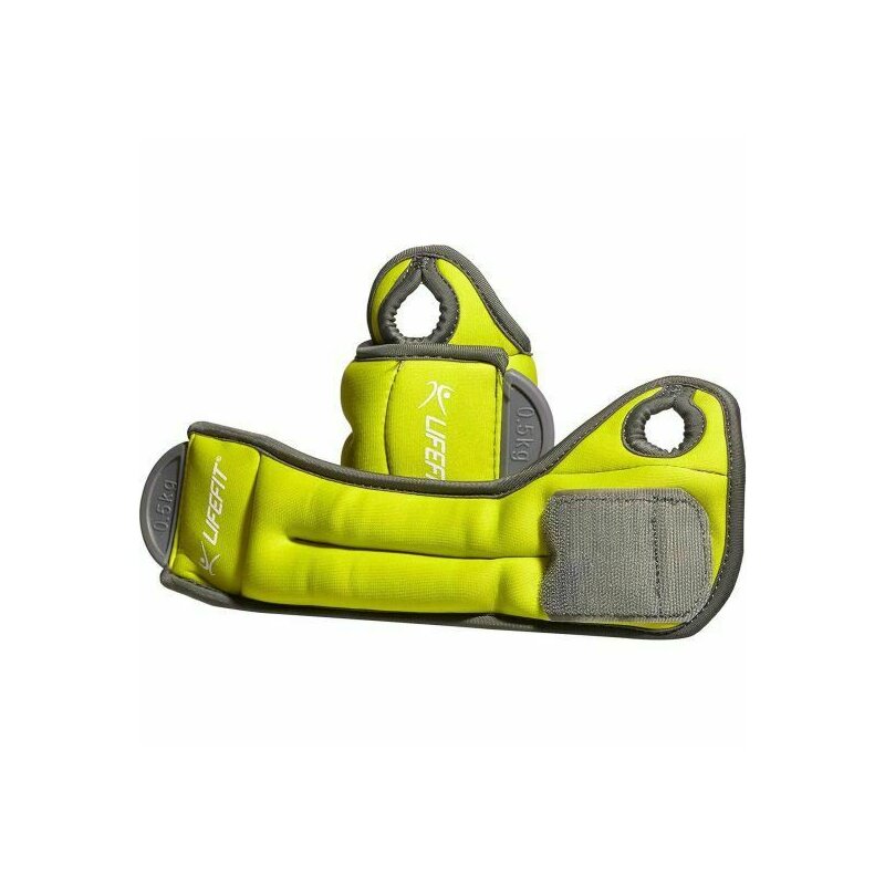 Dhs - greutati incheietura 2x0.5kg galben