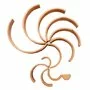 Curcubeu 12 piese - varianta lemn natur - 6