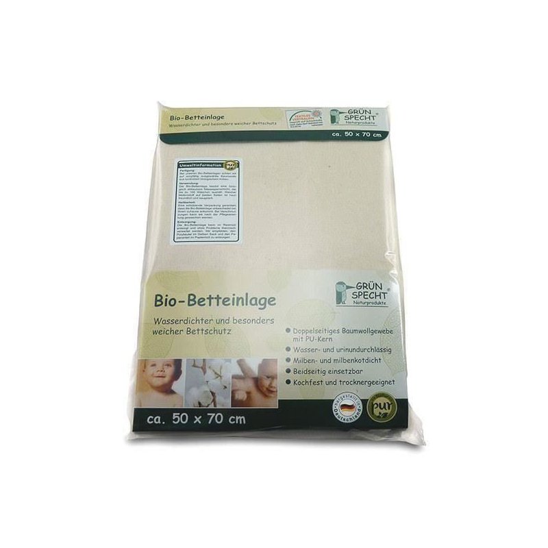Grunspecht - protectie organica impermeabila pentru saltea 50x70 cm