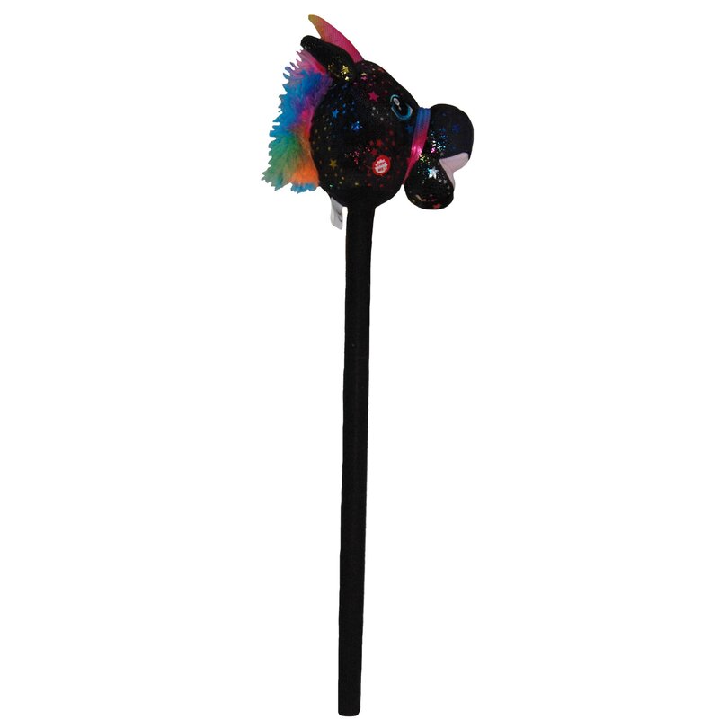 Grupo moya - bat de calarit cu sunete, unicorn negru, 75 cm