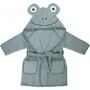 Halat de baie cu urechi Frog, Cu buzunare, Cu cordon, Bubaba, 2 - 4 ani, Marime 98/104, Green - 1