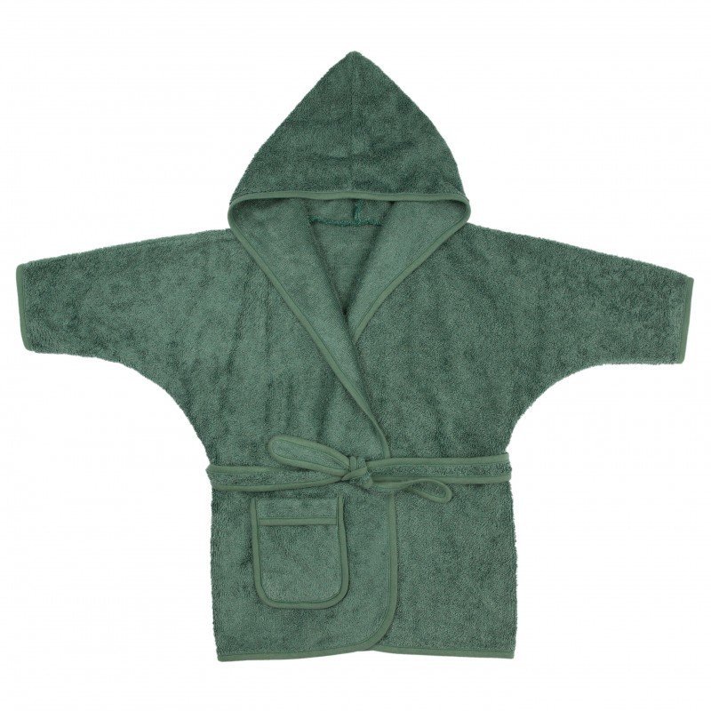 Timboo - halat de baie frotir din bambus pentru copii 2-4 ani, aspen green