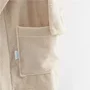 Halat de baie, New Baby, Pentru copii, Cu buzunare, Cu cordon, Marime 104/110, Din bumbac 100%, Beige - 3