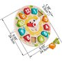 Hape - Jucarie educativa Ceas,  Cu forme geometrice - 4
