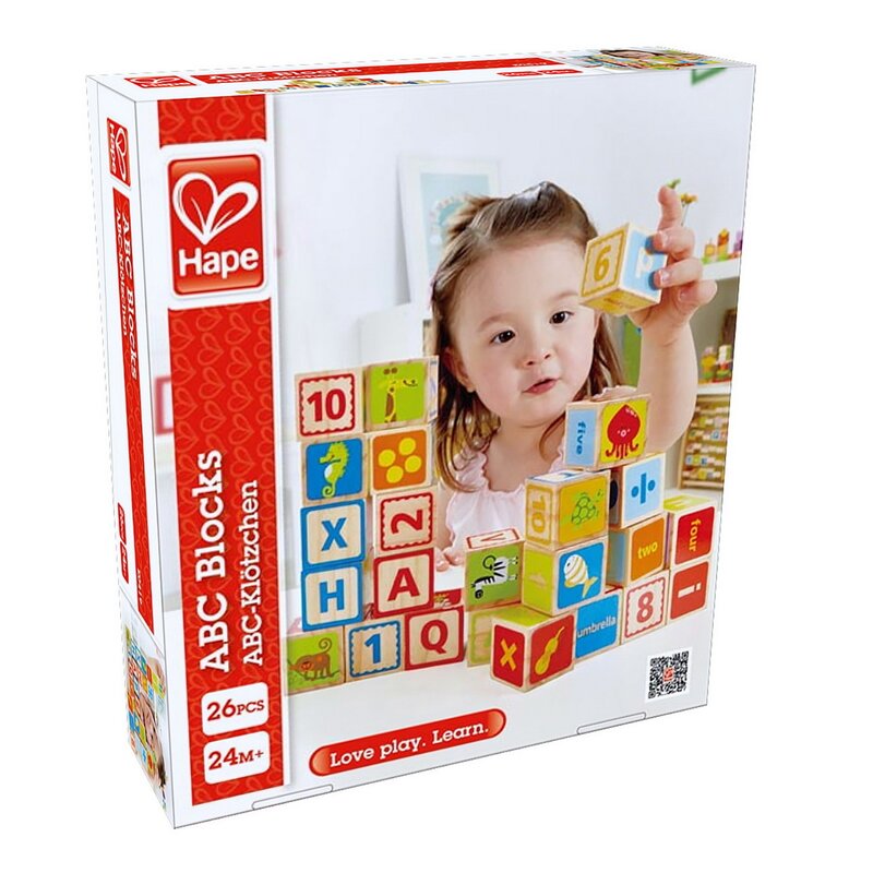 Hape - cuburi abc