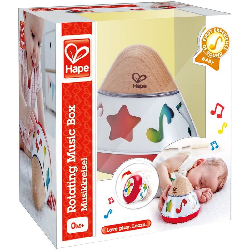 Hape - jucarie muzicala cutie rotativa