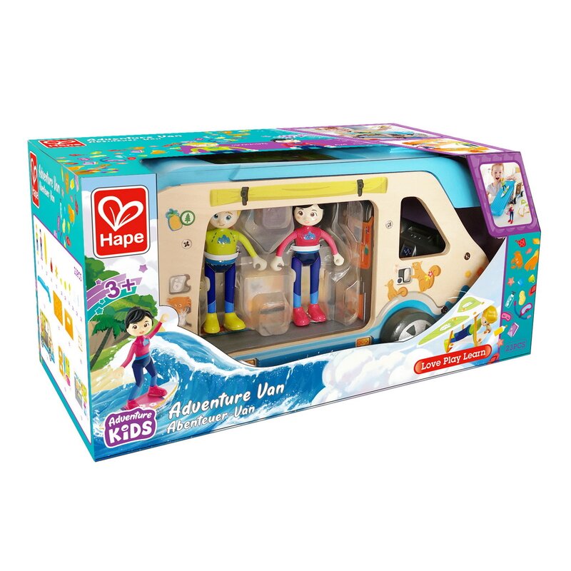 Hape - masinuta furgoneta de aventura