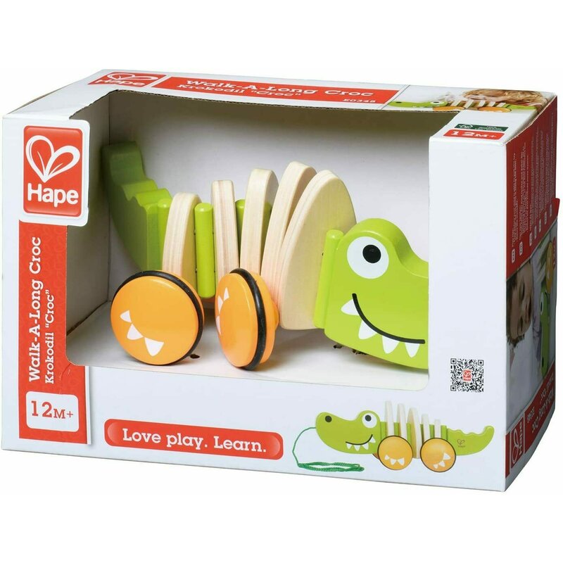 Hape - jucarie de tras crocodil