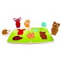 Hape - Puzzle din lemn Animalele din padure , Puzzle Copii,  Tactil, piese 5 - 2