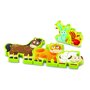 Hape - Puzzle din lemn Numere si animale de la ferma , Puzzle Copii, piese 10 - 2