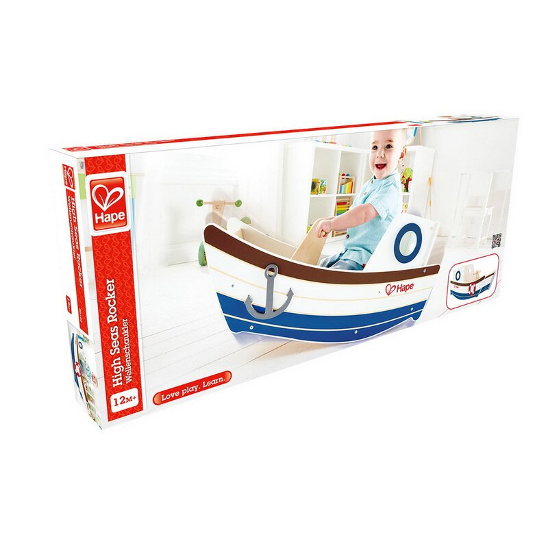 Hape - Balansoar Remorcher, din Lemn