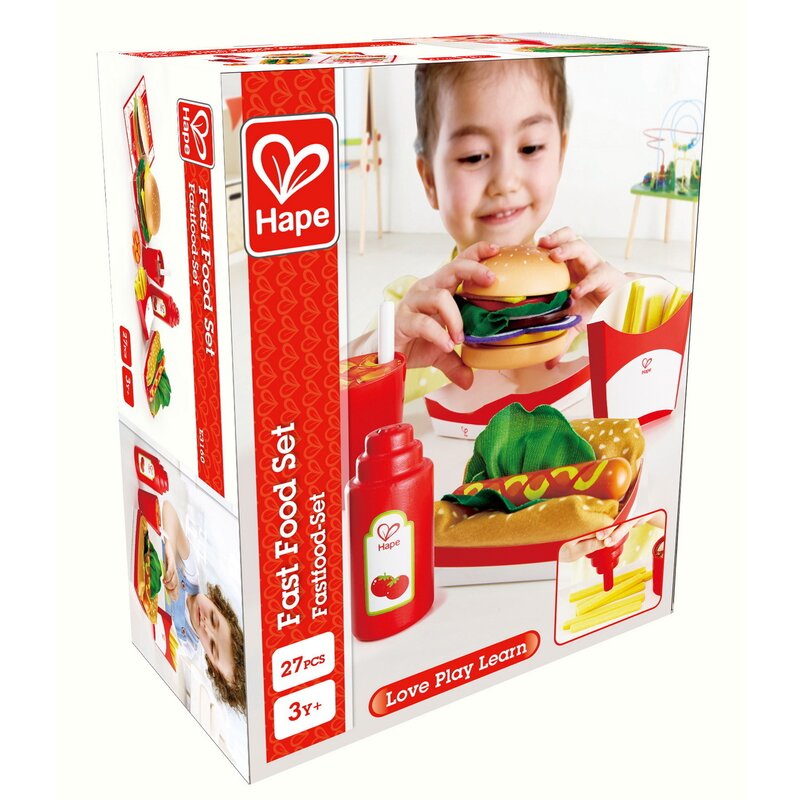 Hape - set de alimente fast food