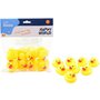 Happy World - Set ratuste de baie din cauciuc, 8 buc, 5.5 cm, Galben - 1