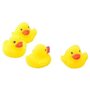 Happy World - Set ratuste de baie din cauciuc, 8 buc, 5.5 cm, Galben - 6