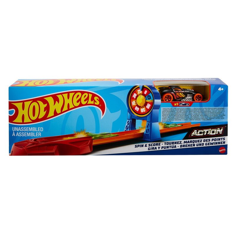 Mattel - hot wheels pista obstacol action spinner