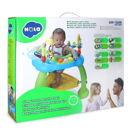 Jucarii bebe - Hola Toys - Centru de activitati, Pentru bebelusi , Albastru