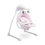 Leagan balansoar, Caretero, Raffi, Pliabil, Pana la 12 kg, Inclinare spatar in 2 pozitii, 5 viteze de balansare, Cronometru, Cu melodii si sunete ale naturii, Cu accesorii, 0-12 luni, Pink - 1
