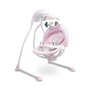 Leagan balansoar, Caretero, Raffi, Pliabil, Pana la 12 kg, Inclinare spatar in 2 pozitii, 5 viteze de balansare, Cronometru, Cu melodii si sunete ale naturii, Cu accesorii, 0-12 luni, Pink - 2