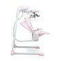 Leagan balansoar, Caretero, Raffi, Pliabil, Pana la 12 kg, Inclinare spatar in 2 pozitii, 5 viteze de balansare, Cronometru, Cu melodii si sunete ale naturii, Cu accesorii, 0-12 luni, Pink - 7