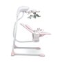 Leagan balansoar, Caretero, Raffi, Pliabil, Pana la 12 kg, Inclinare spatar in 2 pozitii, 5 viteze de balansare, Cronometru, Cu melodii si sunete ale naturii, Cu accesorii, 0-12 luni, Pink - 8