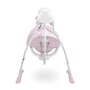 Leagan balansoar, Caretero, Raffi, Pliabil, Pana la 12 kg, Inclinare spatar in 2 pozitii, 5 viteze de balansare, Cronometru, Cu melodii si sunete ale naturii, Cu accesorii, 0-12 luni, Pink - 11