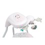 Leagan balansoar, Caretero, Raffi, Pliabil, Pana la 12 kg, Inclinare spatar in 2 pozitii, 5 viteze de balansare, Cronometru, Cu melodii si sunete ale naturii, Cu accesorii, 0-12 luni, Pink - 14