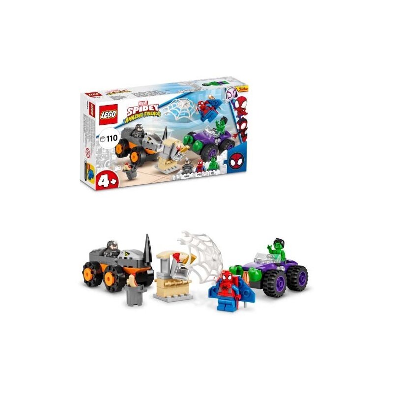 LEGO - Hulk vs. Rhino Confruntarea cu camioane