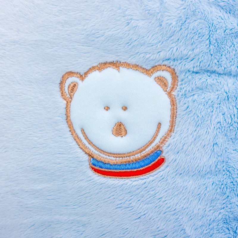 Fiki miki - husa blanita pentru perna de alaptare colectia mis mat 72 cm, bleu