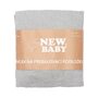 Husa, New Baby, Pentru saltea de infasat, 50x70 cm, Cu banda elastica, Bumbac terry, Grey - 2