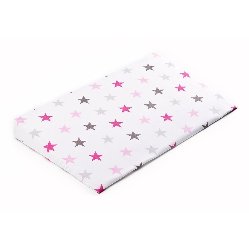 Sensillo - accesoriu husa galaxie pentru perna oblica din bumbac, roz