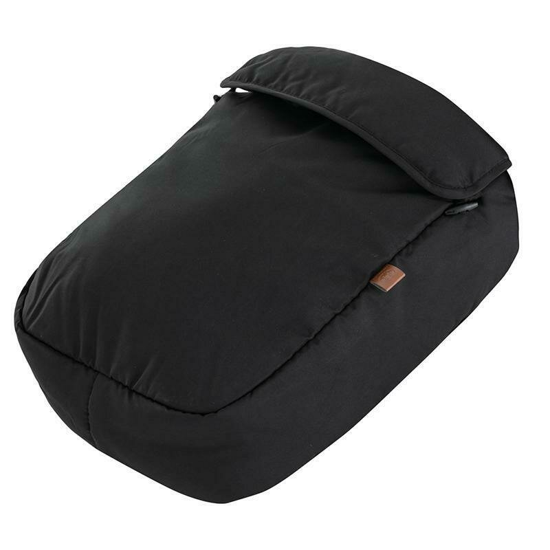 Husa pentru picioare, Petite&Mars, Compatibil cu modelele de carucior Street, Street+, Royal si Move, Calduros si confortabil, Din lana, 59x37x12 cm, Black