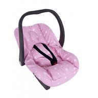Sevi Baby - Husa protectie scoica auto cu reductor, Pink Stars