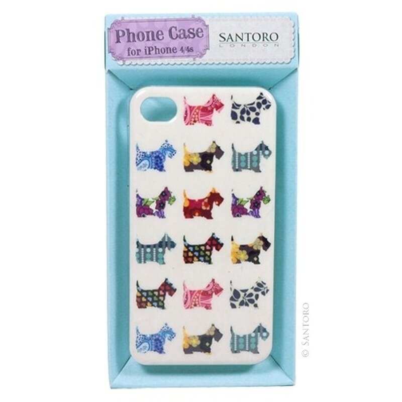 Husa rigida eclectic pt iphone 4/4s - scottie dogs
