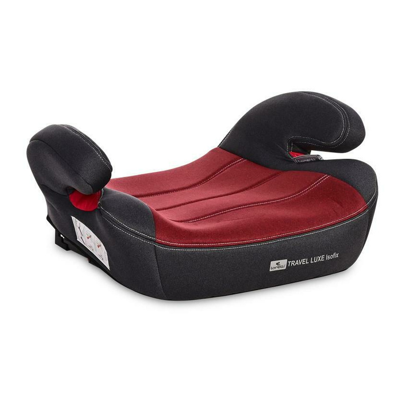 Inaltator auto, travel luxe, isofix, 15-36 kg, black & red