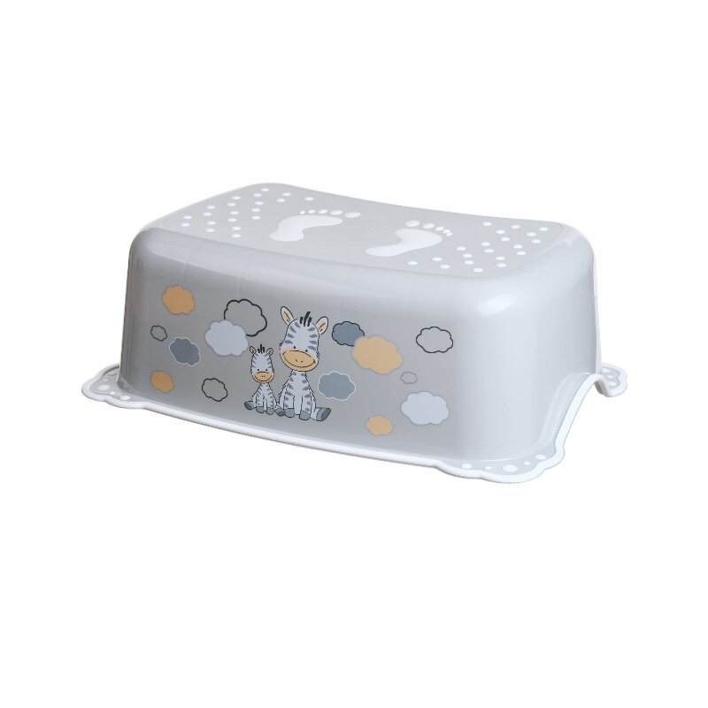 Maltex baby - inaltator baie, antiderapant, zebra gri,