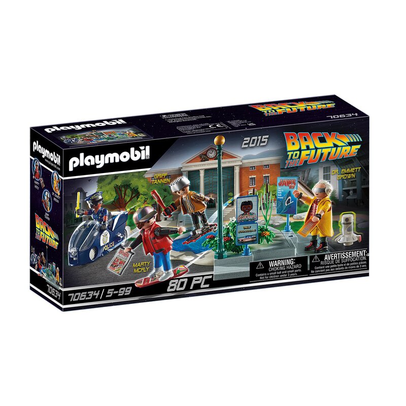 Playmobil - Set de constructie Cursa pe Hoverboard , Back to the Future