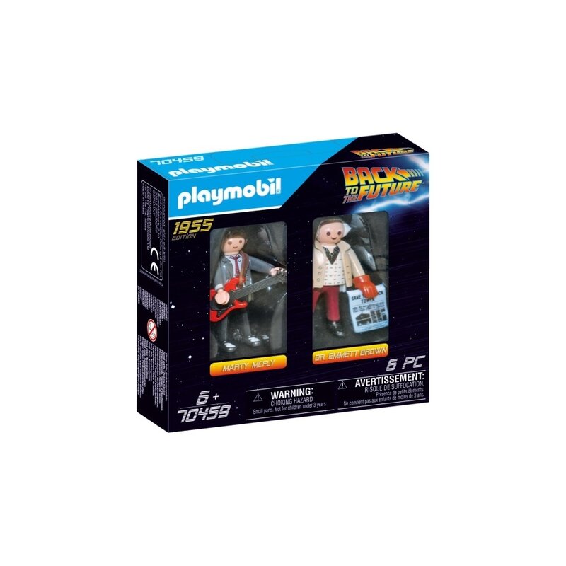 Playmobil - inapoi in viitor, marty mcfly si dr brown