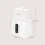 Incalzitor biberoane, Lionelo, ThermUp Duo, 6 moduri de operare, Incalzire, Pastrare temperatura, Decongelare, Senzor pentru temperatura, Oprire automata, Panou tactil, Pentru 2 biberoane simultan, fara BPA, Alb - 11