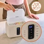 Incalzitor biberoane, Lionelo, ThermUp Duo, 6 moduri de operare, Incalzire, Pastrare temperatura, Decongelare, Senzor pentru temperatura, Oprire automata, Panou tactil, Pentru 2 biberoane simultan, fara BPA, Alb - 13